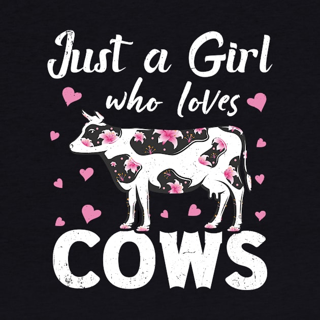 Just A Boy Who Loves Cows Animal Lover Farm by Albatross